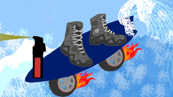 Изображение-«Славянский ИГИЛ» из телеграма и подростки в бомберах